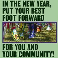put your best foot forward